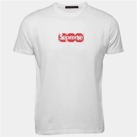 supreme x louis vuitton box logo tee white|supreme x louis vuitton collection.